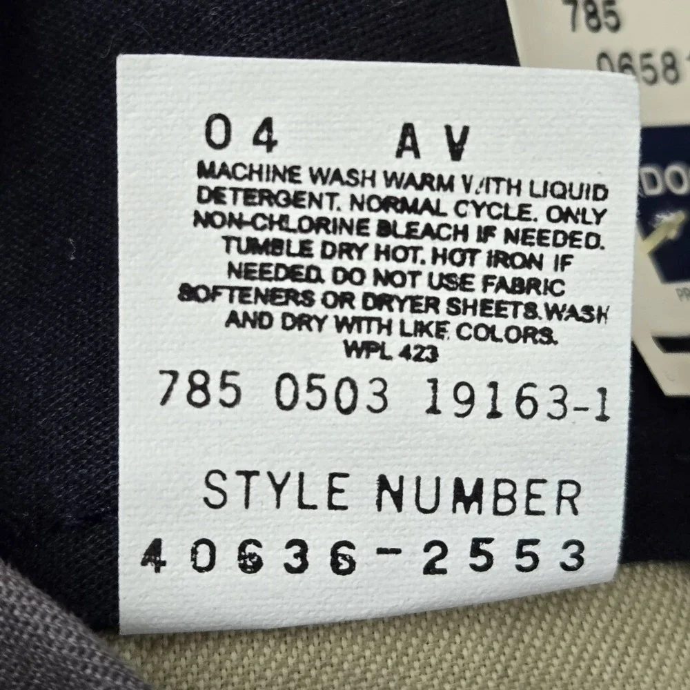 VINTAGE Dockers Men Pants 29X30 Gray Chino Relaxed Y2K 30